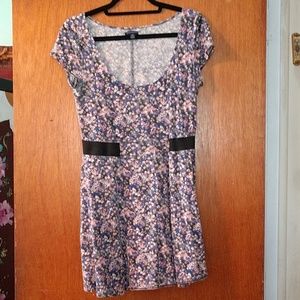 American eagle floral cutout mini dress